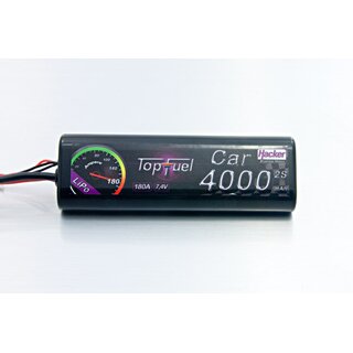 Hacker TopFuel LiPo 25C 4000mAh 2S Car Round