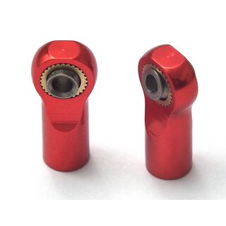 RC4WD M3 Hochpräzisions Aluminium Kugelköpfe Rot