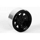 6 Lug Wagon 1.9 Steel Stamped Beadlock Wheels (Black) (4)