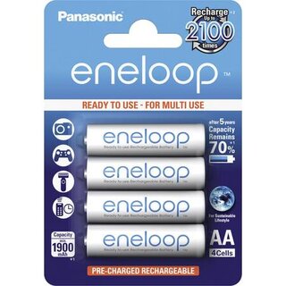 Panasonic Eneloop AA 1900mAh Blister (4 Stck)